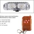 Wireless Remote Control Led Strobe Grill flashlight 4 Bulbs. 