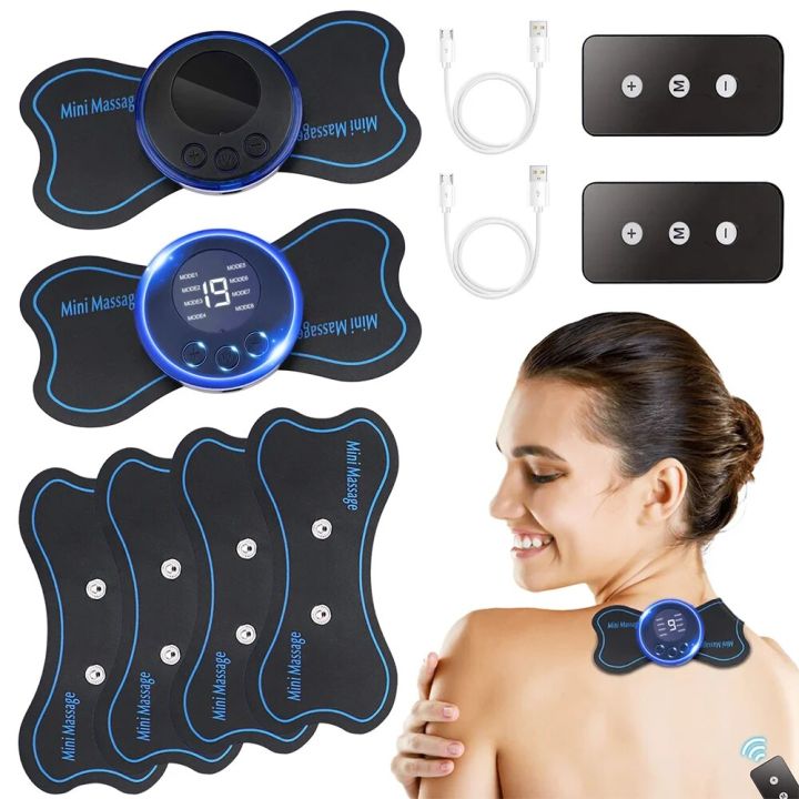 Mini Massage Stick Portable Electric Neck Massager Shoulder and Neck Pulse Therapy Instrument Cervical Massage Stick