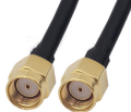 RG58 Cable SMA To SMA Female jack & Male plug Right Angle 90 RG58 Cable Straight Extension Coax Jumper Pigtail. 