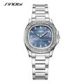 Sinobi Women's Watch Women's High Beauty Nautilus Waterproof Square Watch Retro Night Glow Steel Band Cross border Watch Women.