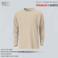 Premium Solid T-Shirt - full sleeve t-shirt -Soft fabric and comfortable.