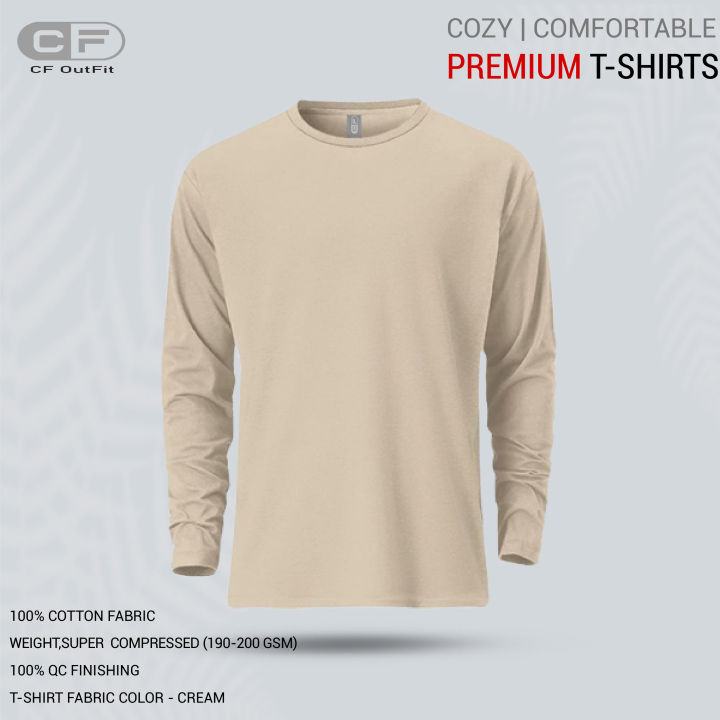 Premium Solid T-Shirt - full sleeve t-shirt -Soft fabric and comfortable