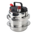 Mini Pressure Cooker Portable 1.6L Camping Pressure Cooker for Home. 