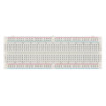 830 Point Breadboard Full Size Solderless WHITE Prototyping Test Circuit Board Plug-In 830 Tie Points Pin For Arduino Project Board Cables Connectors DIY - Multi Plug - Multi Plug.