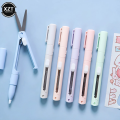 2-in-1 Mini Folding Scissors Pen Paper Cutter Portable Utility Stationary Tools for Paper Work Daily Student School Anti-cutter. 