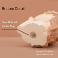 Small Fairy Succulent Plant Pot Kit with Drainage Hole 4 Inch Indoor Cactus Pot Unique Cute Flower Vases Decor Easy Install D. 