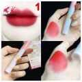 8 Pcs/set of Cigarete tube lip glaze set matte white lipstick student gift Lipstick set- 8 color/set Box. 