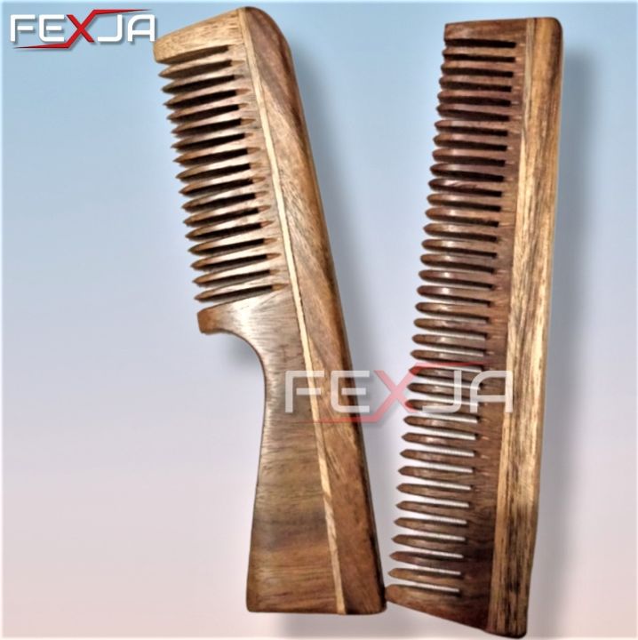 2pcs- Wooden Hair Combs Wooden Hair Combs