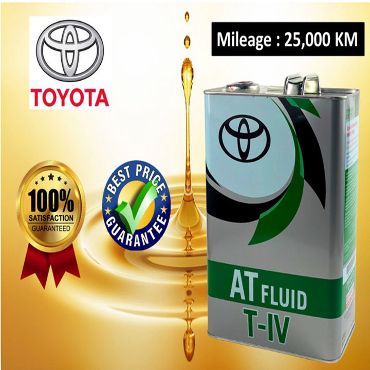Toyota Genuine OEM ATF Type T-IV Automatic Transmission Fluid 4L