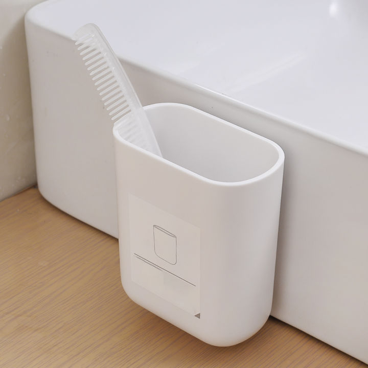 Stylish%20And%20Simple%20Wall-mounted%20Toothbrush%20Holder%20Toothpaste%20Razor%20Organizer%20Box%20No%20Perforated%20Teeth%20Cup%20Holder%20Bathroom%20Elegantly%20Decorated%20Everyday%20Moving%20Gifts%20-%20Image%206