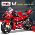 Maisto 1/6 Ducati GP #6 Motorcycles Model Die Casting Racing Car Model Simulation Alloy Plastic Model Gp2022 Locomotive. 