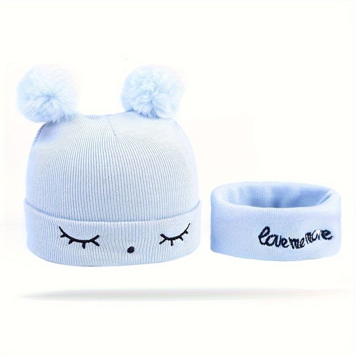 2pcs%20Children's%20Knitted%20Hat%20&%20Neck%20Gaiter%20Scarf%20Set%20For%20Baby%20Boys%20&%20Girls%20-%20Image%207