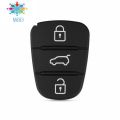 SPC Control remoto 3 botones Botón de goma almohadilla paraHyundai Kia K2 K5 Rio Sportage Flip clave. 
