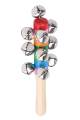 Cute Wooden Baby Kid Rattle Pram Crib Musical Bell Stick Shaker Toy. 