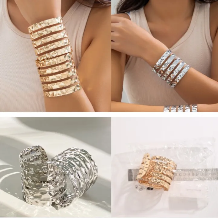 High%20Quality%20Luxury%20Opening%20Bangle%20Classic%20Cross%20Designer%20Bracelet%20Exaggerated%20Wide%20Cuff%20Bracelets%20Women%20Fashion%20Jewelry%20-%20Image%204