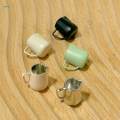Milk Pitcher Model Pretend Play Toy, Mini Frothing Jug Micro Landscape Furniture Model Kids Birthday Gifts 1/6 1/12 Scale Dollhouse Miniature. 