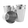 10pcs Liquor Cup Stainless Steel Shot Cups Portable Drinking Tumbler Spirits Cup.