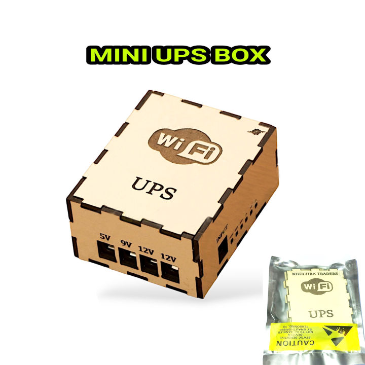 Box For DIY Router Power Bank- Mini Router UPS Borad Box - Only Box