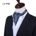 2023 Men Silk Cravat Hanky Set Paisley Style Scarf Mens Neckerchief Handkerchief Sets Male Cravat Pocket Towel Suit Accessories. 