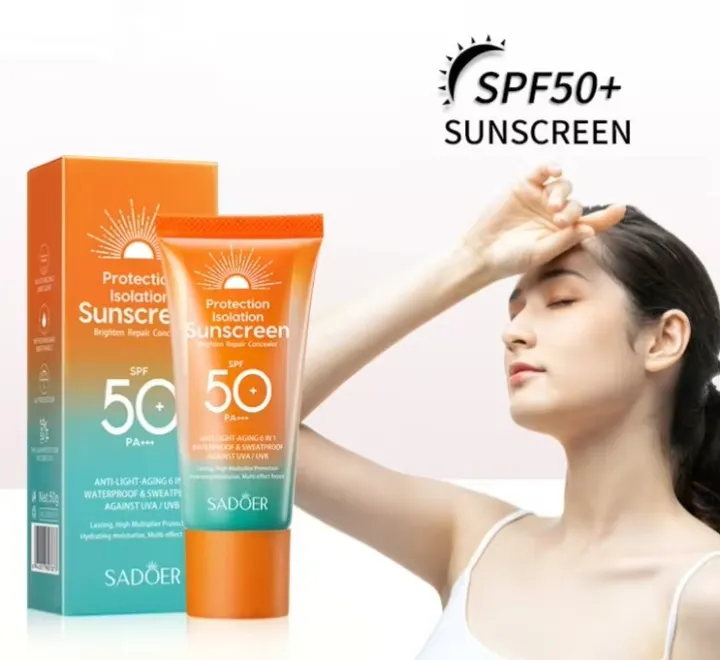 SADOER%20Protection%20Isolation%20SPF%2050%20PA+++%20Brighten%20Repair%20Sunscreen%20Cream-%2050g%20-%20Image%204
