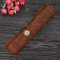 Vintage Pirate Compass Pocket Map Roll Pen Pencil Leather Case Pouch Caribbean Bag.