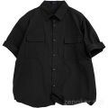 12XL 11XL Pus size brother oversized extra large size loose short-sleeved tooling shirt men clothing. 