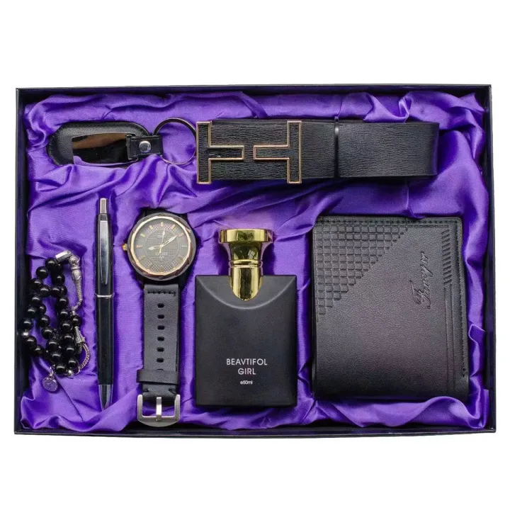 New%20Men's%20Business%20Gift%20Box%20Set%20Temperament%20Belt%20Watch%20Pen%20Necklace%20Belt%20perfume%20Power%20Bank%206%20Piece%20Set%20-%20Image%208
