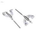 4x Bass Drum Claws & Tension Rods for Drum Assembly Mount Repair Replacement.