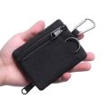 Wallet For Hook Women Men Zipper Coin Purse Key Holder Card Case Keychain Housekeeper Purse Bag.