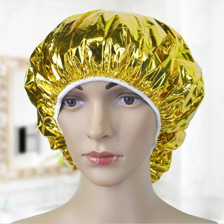 Toiletries%20Beauty%20Salon%20Shower%20Cap%20Thermal%20Insulation%20Aluminum%20Foil%20Cap%20Elastic%20Shower%20Cap%20Female%20Hair%20Salon%20Bathroom%20Hair%20Cap%20-%20Image%206