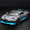 【GlobalGlamour】New 1/32 Bugatti Divo uper port Car Model Alloy Car Model imulation ound Pull Back Car Kid Toy Car - car toy. 