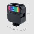 Portable Pocket Camera RGB Photo Streamer Led Light with Remote Control. 