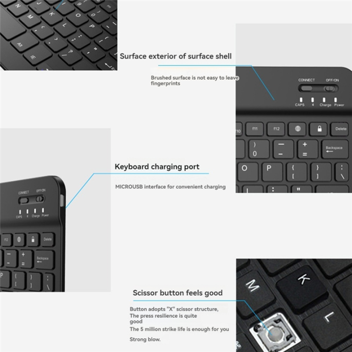 Bluetooth%20Keyboard%20Portable%20Keyboard%20for%20Tablet%20PC%20Tablet%20Gaming%20Accessories%20Black%20-%20Image%206