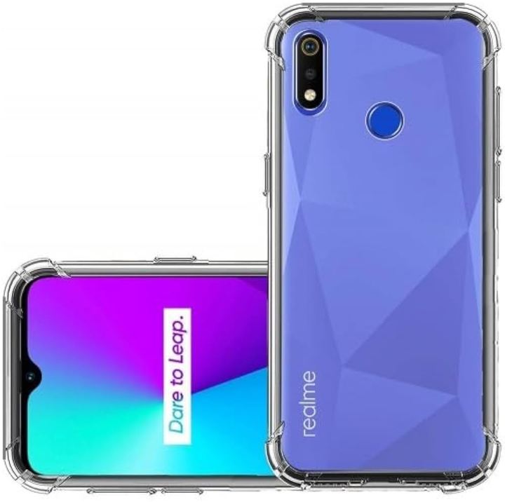 For Realme Realme 3i tpu Premium Silicone Case Crystal Clear