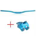 2 In 1 Bicycle Wake 780mm Aluminum Handlebar & short Stem Accessories.