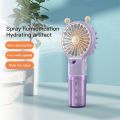 Handheld Spray Mini Air Conditioner USB Rechargeable Portable Humidifier Mist Cooler Cooling Spray Humidifier Fan forHome/Office. 