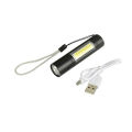 Usb রিচার্জেবল 3 মোড পাওয়ার মিনি led টর্চলাইট টর্চ - torch light. 