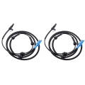 2pcs New Rear Left Right Wheel Speed ABS Sensor for.