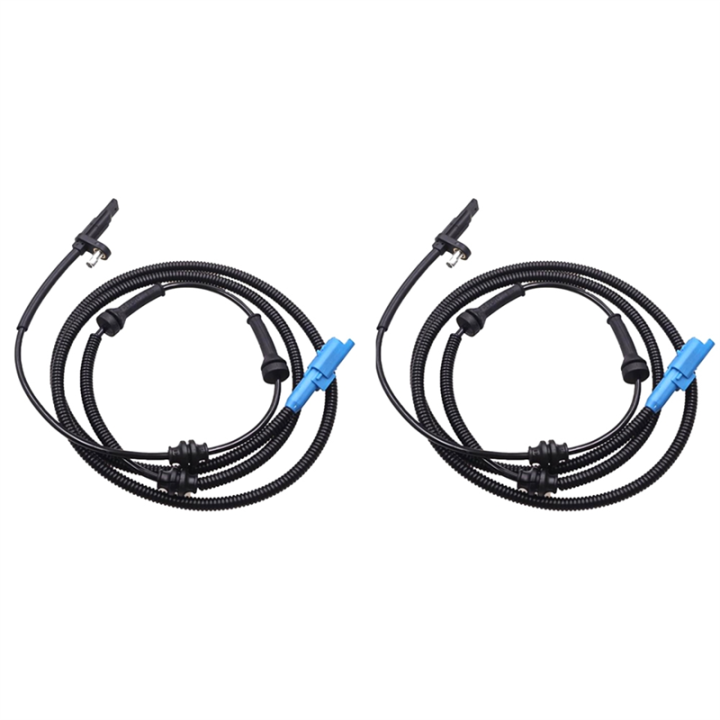 2pcs New Rear Left Right Wheel Speed ABS Sensor for