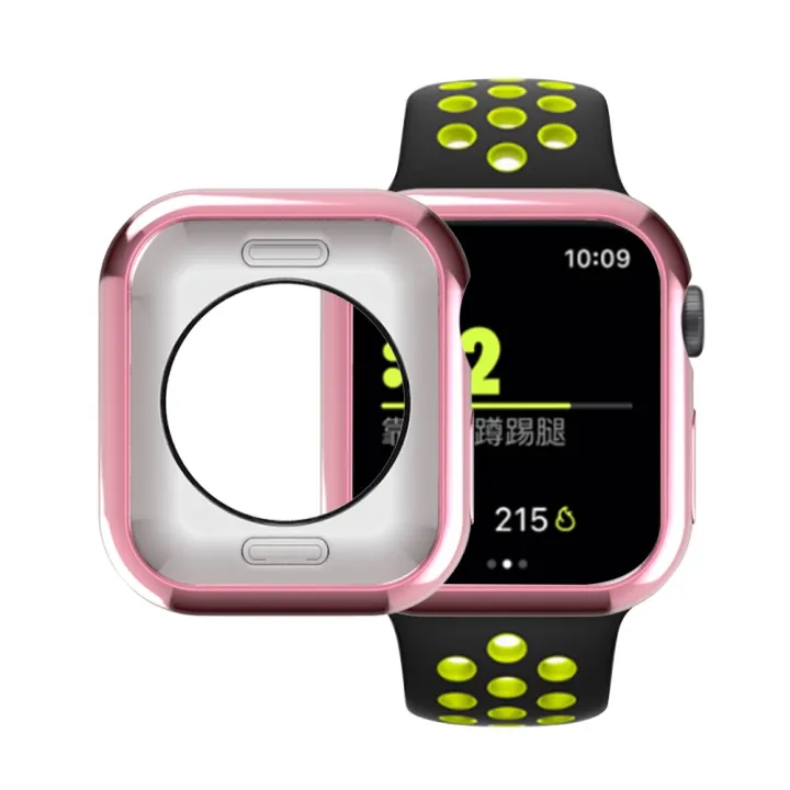For%20Apple%20Watch%20Series%206%20&%20SE%20&%205%20&%204%2044mm%20Plating%20TPU%20Round%20Hole%20Hollowing%20Protective%20Case%20-%20Image%208