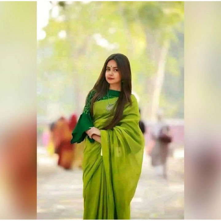 Trendy%20Collection%20with%20Elegant%20Style%20Flat%20Lime%20Colour%20Muslin%20Than%20Saree%20For%20Women%20-%20Sari%20-%20Sari%20-%20Sari%20-%20Image%202