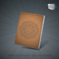 Papertree Vintage A5 Notebook Sketchbook Drawing Sketchpad Red Vintage Flower Perfect for Graphite Colour Pastel and Charcoal Art.