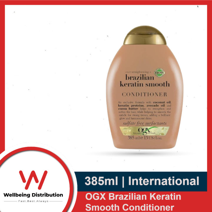 OGX Brazilian Keratin Smooth Conditioner 385ml