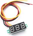 LED Display Mini 0.28 inch DC 0 -100V Digital Voltmeter 100V Volt Panel Indicator Monitor Voltage Meter-1PCS - Compact Digital Voltmeter.