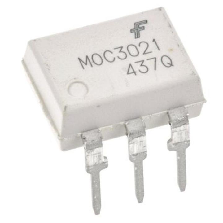 2Pcs- MOC3021 MOC-3021 MOC 3021 Optocoupler TRIAC Driven Opto-isolator IC DIP 6 Pin Leads Optocoupler IC