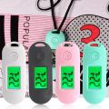 1Pcs Digital Electronic Watch Quiet Test Pocket Watch High Light Transmission Glass Student Keychain Pocket Watch Dropshipping. 