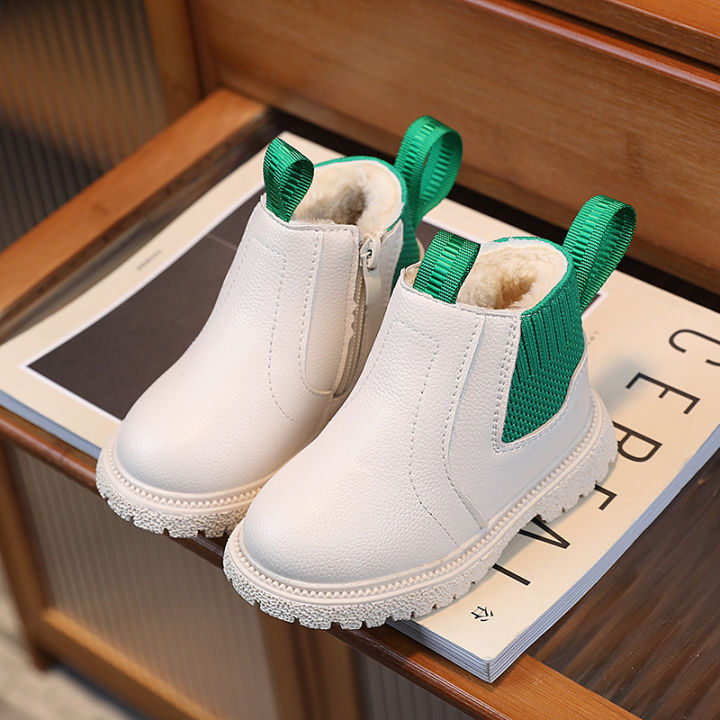 Fall/Winter%202024%20Boys'%20Booties,%20New%20Cotton%20Boots,%20Girls'%20Snow%20Boots,%20Children's%20Leather%20Boots,%20Children's%20British%20Fashion%20Martin%20Boots%20-%20Image%203