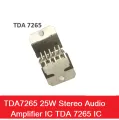 TDA7265 TDA 7265 25W+25W Stereo Audio Amplifier IC 2 Channel Stereo Class AB Audio Amplifiers Chip Transistor Electrical Circuitry & Parts. 