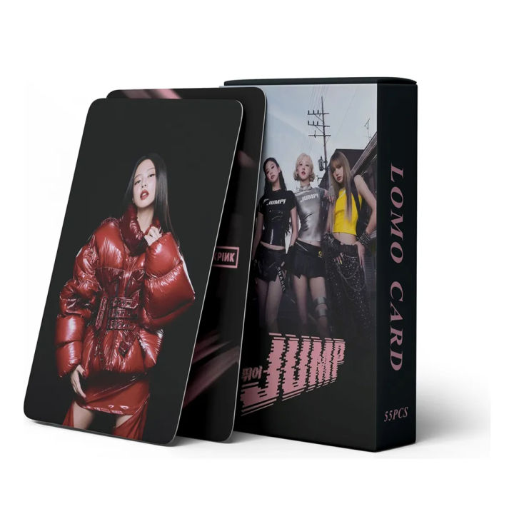 55pcs/box%20Kpop%20BLACKPINK%20JUMP%20Lisa%20Jennie%20Rose%20Jisoo%20Lomocards%20Photocards%20-%20Image%204