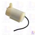 Mini Submersible Water Pump White Submersible Brushless Mini Water Pump DC 3V 6V 1.5W 1.6L/Min Submersible Solar Water Aquariums Fish Tank Pump White Color.